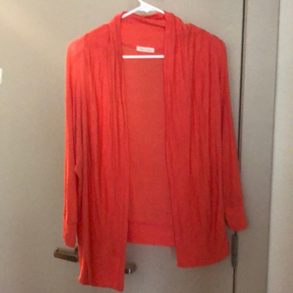 Coral cardigan